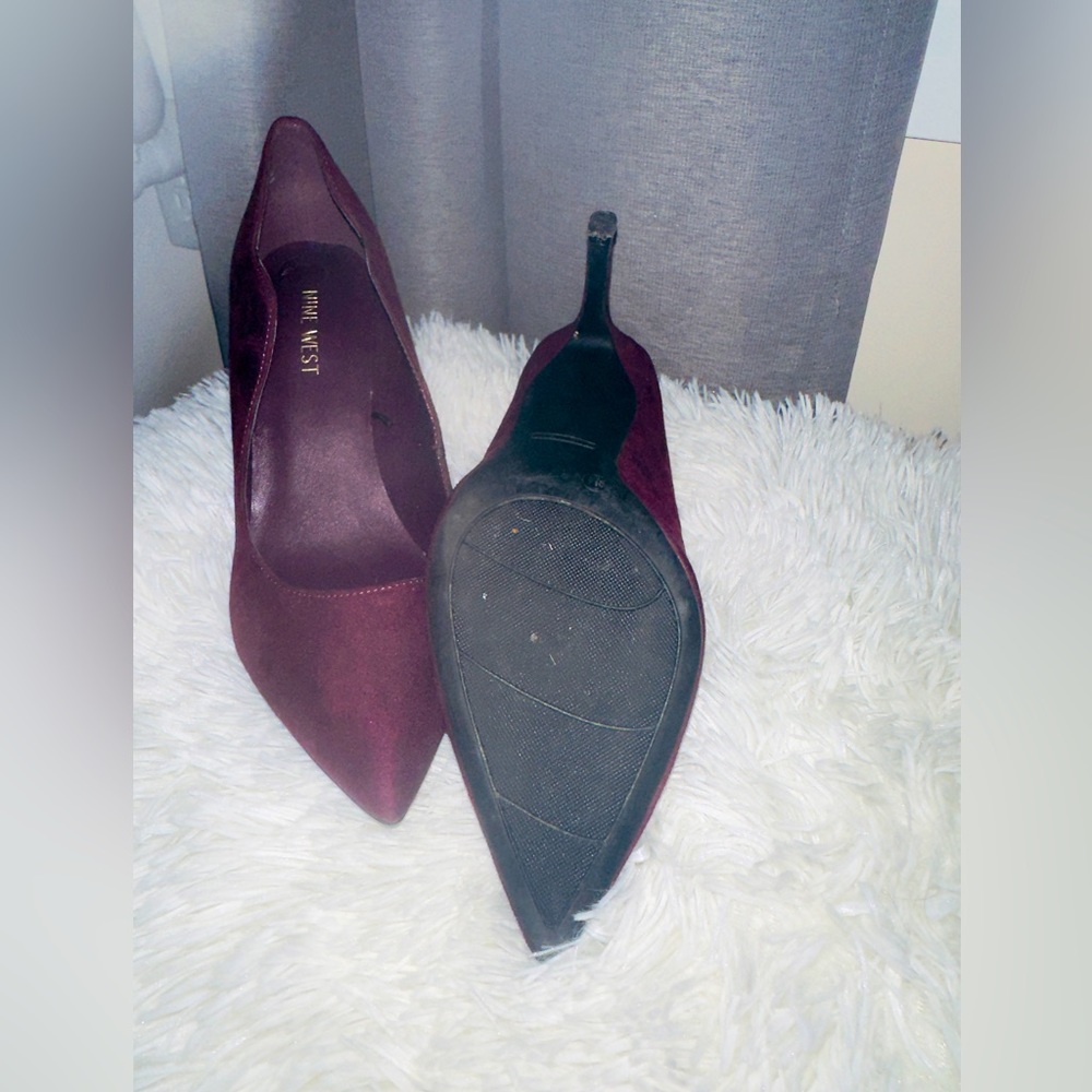 Purple Nine West Heels. Women Size 9